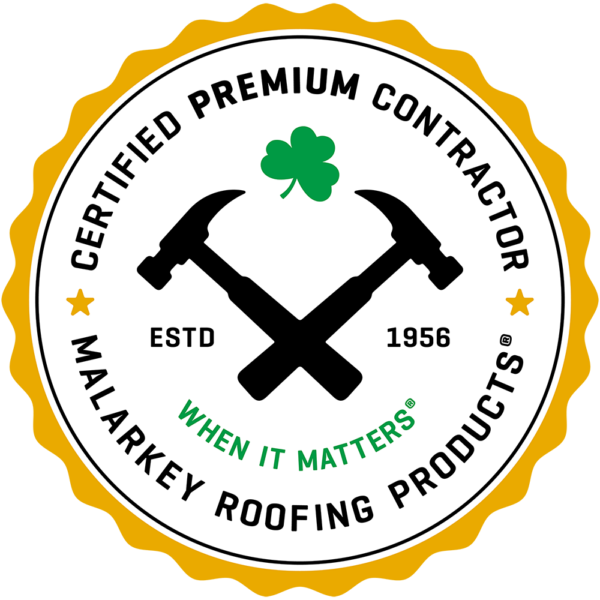 malarkey certified premium contractor badge